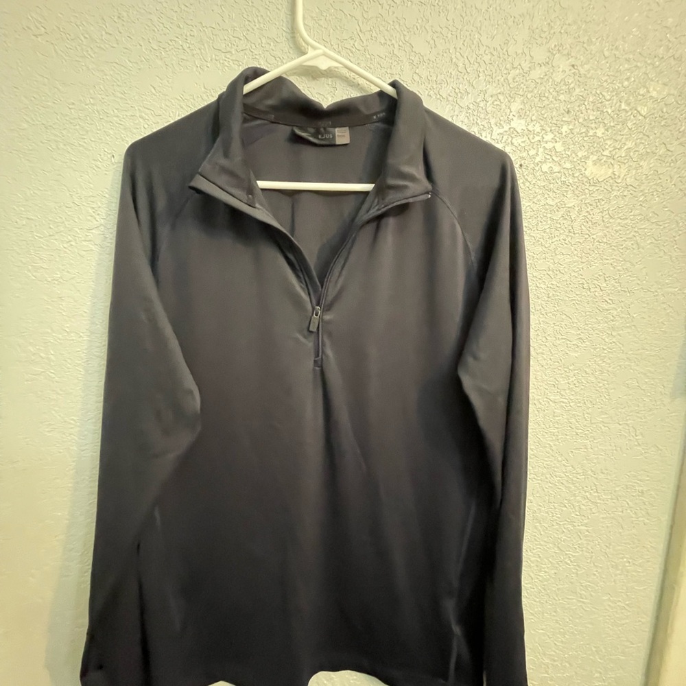 KJUS Men’s Trace Midlayer Half-Zip Pullover Black 54/XL - Picture 12 of 14